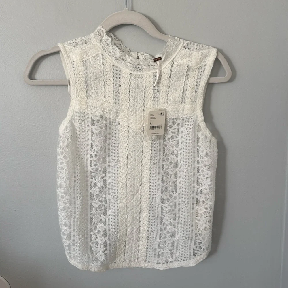 Free People Tea Party Top Size Small - Picture 5 of 7
